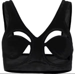 Not So Basic Velvet Bralette - Black